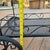 Late 20th Century Outdoor Patio Table Wrought Iron Rolling Bar Cart For Sale - Image 12 of 12