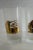 1960s Pair of MCM High Ball Tumblers by Culver 22k Gold Unicorns on Frosted Glass For Sale In Sacramento - Image 6 of 6