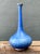 Ceramic Vintage Tall Blue Ceramic Vase For Sale - Image 7 of 12