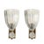 Modernist Brass Handblown Iridescent Vintage Murano Glass Orbital Drop Sconces For Sale - Image 10 of 15