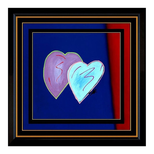 Double Hearts, Steve Kaufman For Sale