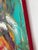 Turquoise Original Contemporary Abstract Expressionist Mixed Media Painting on Canvas For Sale - Image 8 of 12