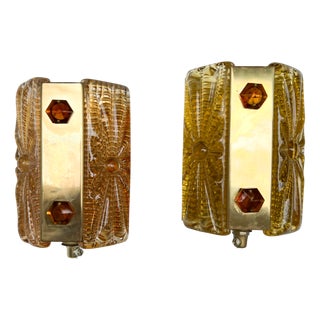 Danish Aladdin Wall Lamps by Vitrika, 1960s, Set of 2 For Sale