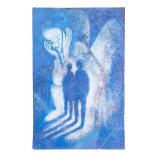 Solange Grégoire, Composition, Painting on Paper For Sale