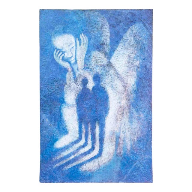 Solange Grégoire, Composition, Painting on Paper For Sale