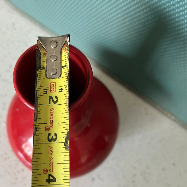 Ceramic Vintage Venini Glass Pottery Vase For Sale - Image 7 of 9