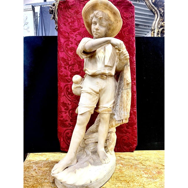 Unknown, Alabaster Sculpture, 1850, Alabaster For Sale - Image 10 of 10