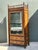 Vintage Tortoise Bamboo Mirror Front Armoire For Sale - Image 11 of 12