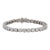 4.40ctw Diamond Tennis Bracelet 10k White Gold 7" 4.6mm For Sale