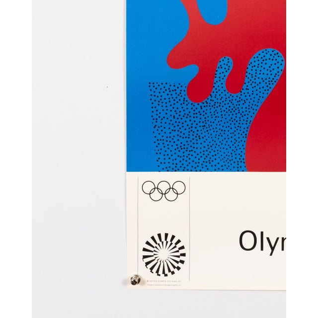 1970s Olympia Serigraph Poster by Otmar Alt, 1972 For Sale - Image 5 of 9