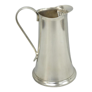 Vintage Sheffield Usa Silver Plated Mid Century Modern Tapered Water Pitcher