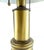 Vintage Traditional Brass Library Table Lamp With Pierced Gallery Shade For Sale - Image 9 of 10