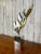 1980's Aluminum and Brass Sculpture by Michel For Sale - Image 4 of 13