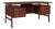 Danish Modern Floating Top Rosewood Desk Modern 75 by Gunni Omann For Sale