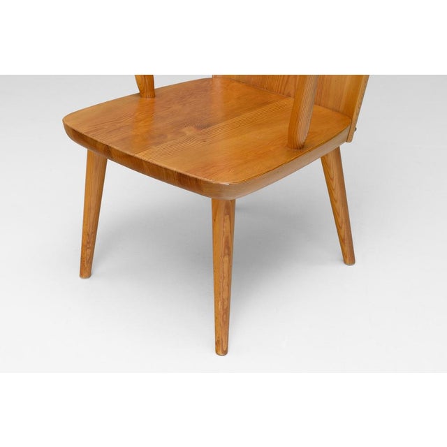Wood Armchair by Göran Malmvall, 1950s For Sale - Image 7 of 8