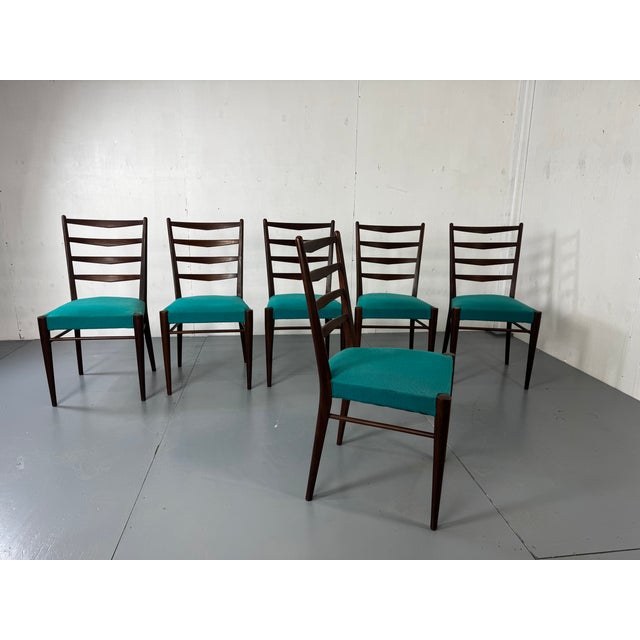 Wood Mid-Century Modernist Danish Teak Dining Chairs by Cees Braakman for Pastoe, 1950s, Set of 6 For Sale - Image 7 of 13
