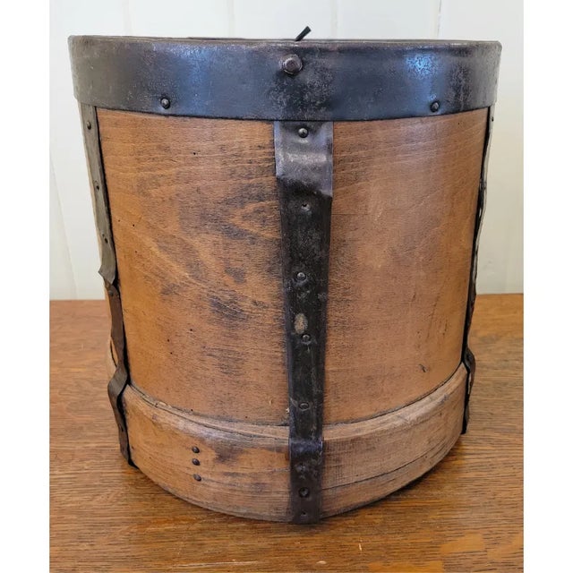 Antique French Wooden Cheese Box For Sale - Image 4 of 6