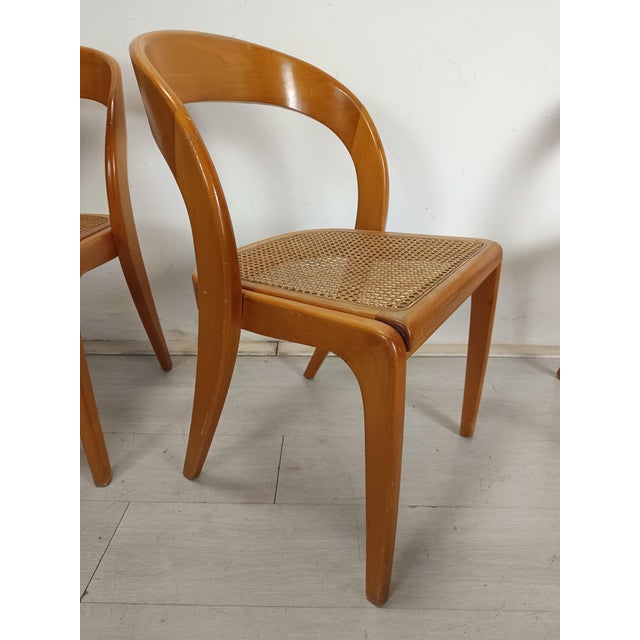 Gondola Chairs from Baumann, 1980s, Set of 4 For Sale - Image 3 of 18