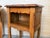 A Pair of Oak Nightstands Tables With Drawer and Open Shelf, 1940 For Sale - Image 14 of 18