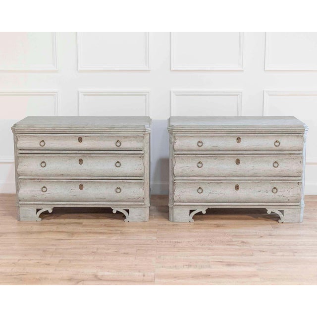 Wood A Pair of 19th Century Swedish Chests For Sale - Image 7 of 9