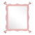 Fleur Home Carnival Iko Iko Rectangle Mirror in Pink Punch, 51x63 For Sale