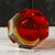 Red Glass Ashtray in the style of Flavio Poli For Sale - Image 8 of 11