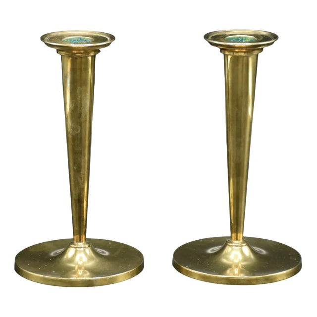 Candleholders by Arthur Pe, Kolbäck, Sweden, 1960s, Set of 2 For Sale