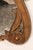 Glass Mid 20th Century Italian Lyre-Shaped Mirror W/Star Accents For Sale - Image 7 of 12