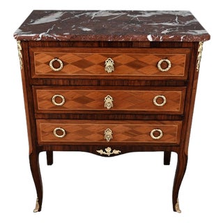 Louis XV Transitional Marquetry Commode, 20th Century For Sale