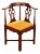 Hickory Chair Chippendale Style Mahogany Corner Chair For Sale