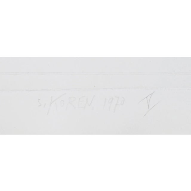 Shlomo Koren, Untitled V, Intaglio For Sale - Image 4 of 5