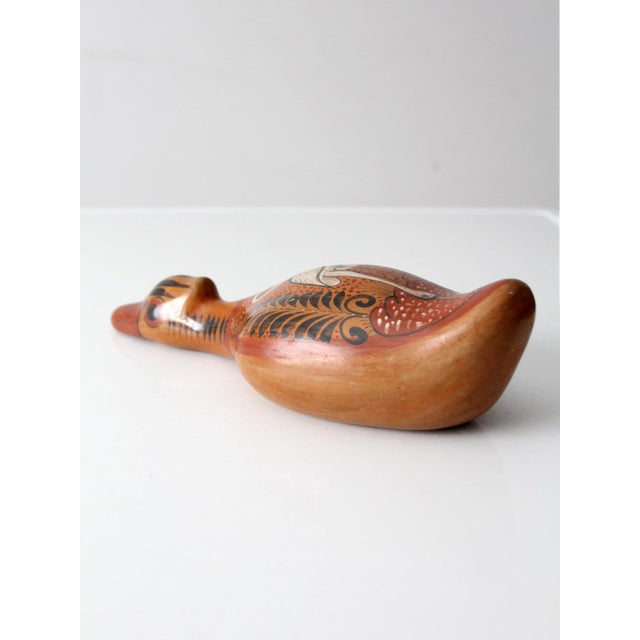Rustic Vintage Tonala Duck Figurine For Sale - Image 3 of 9