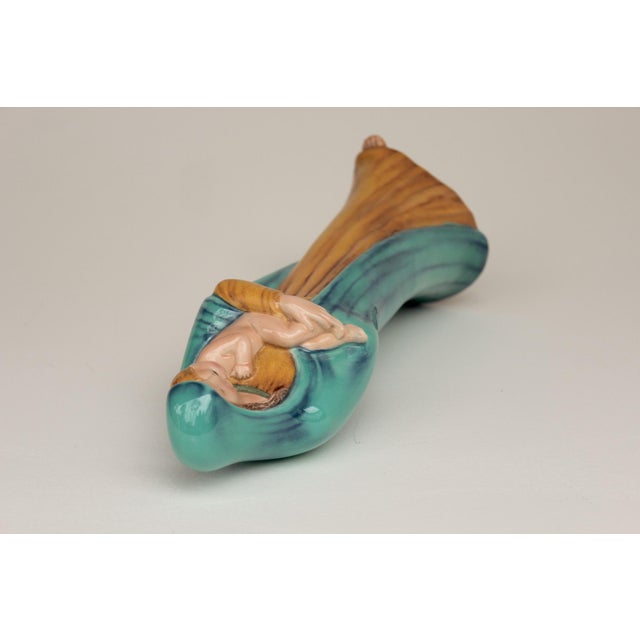 Madonna and Child Ceramic Figure by Alois Schulz for Thomasch Austria, 1950s For Sale - Image 3 of 13