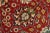 Tabriz Rug 10'2'' X 12'8'' Red Wool Vintage Traditional Hand-Knotted Carpet For Sale - Image 10 of 15