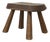 Small Brutalist Stool, 1960s For Sale
