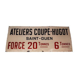 Mid-Century French Sign from Laborde, 1950s For Sale