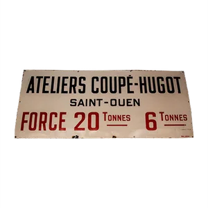 Mid-Century French Sign from Laborde, 1950s