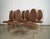 Mid-Century Modern 1970’s Italian Hollywood Regency Brass Dining Chairs - Set of 8 For Sale - Image 3 of 12