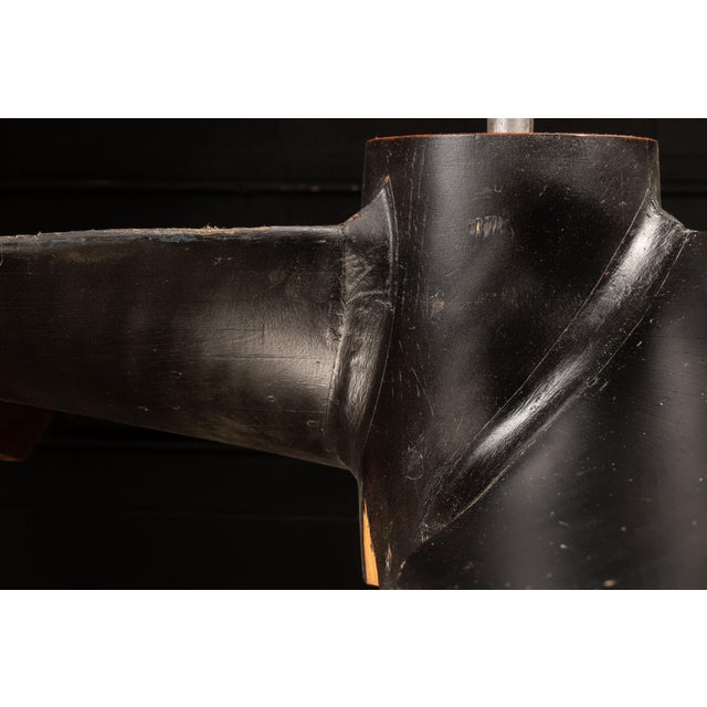 Early 20th Century Ship Propeller Mold Pendant Light For Sale In Chicago - Image 6 of 7