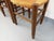 Vintage Brutalist Chairs in Wood and Straw, 1960s, Set of 4 For Sale - Image 17 of 18