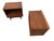 1960s Mid-Century Modern Broyhill Sculptra Walnut Nightstands - Set of 2 - Refinished! For Sale - Image 5 of 11