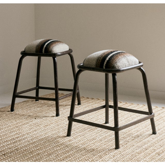 Pair of Vintage Industrial Stools For Sale - Image 17 of 18