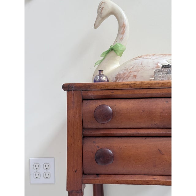 Mid 19th Century Mid 19th Century Federal Style Pine Stand For Sale - Image 5 of 10