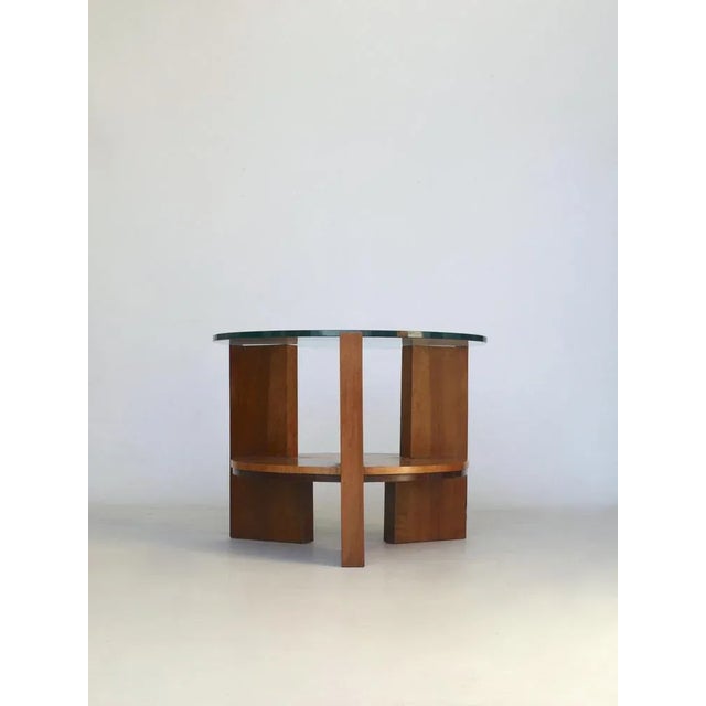 Modernist Maple and Cherry Wood Coffee Table, 1930s. For Sale - Image 12 of 18