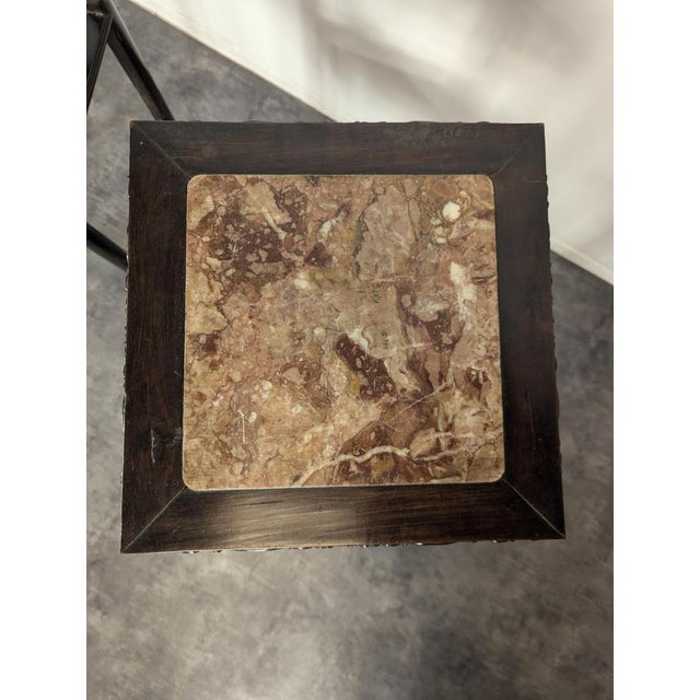 Late 19th Century Qing Dynasty Sellette Tables, Set of 2 For Sale - Image 6 of 9