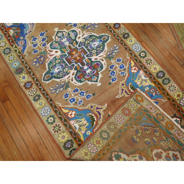 Vintage Zabihi Collection Turkish Anatolian Runner - 3'3" x 12'1" For Sale - Image 4 of 8