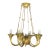 Phoenix Day French Horn Custom Solid Brass Chandelier For Sale