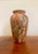 Vintage Drip Glaze Studio Pottery Vase in Orange & Ash Tones For Sale In South Bend - Image 6 of 6