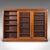 Late 19th Century Large Antique Glazed Bookcase, English Walnut Library Display Cabinet, Victorian For Sale - Image 5 of 12