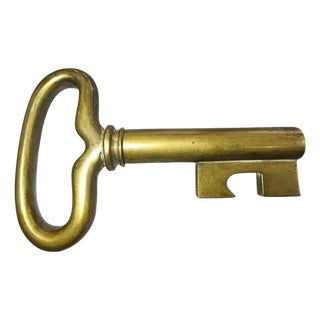 Large Key Corkscrew and Bottle Opener by Carl Auböck for Werkstätte Carl Auböck, Vienna, 1960s For Sale